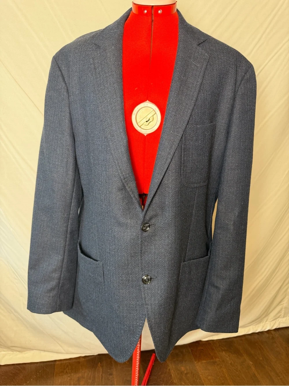 Hart Schaffner Marx Navy Sport Coat…Size XL